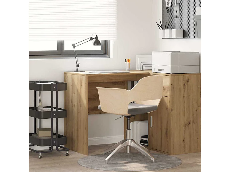 Bureau chêne artisanal 102 x 50 x 75 cm Bois d'ingénierie