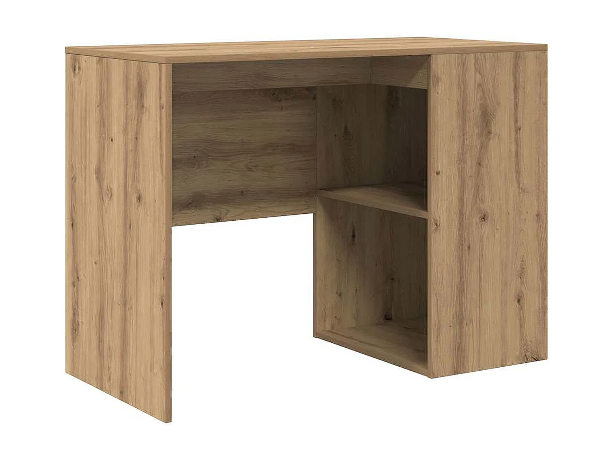 Bureau chêne artisanal 102 x 50 x 75 cm Bois d'ingénierie