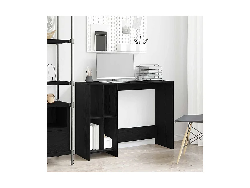 Bureau Chêne noir 102,5 x 35 x 75 cm Bois d'ingénierie