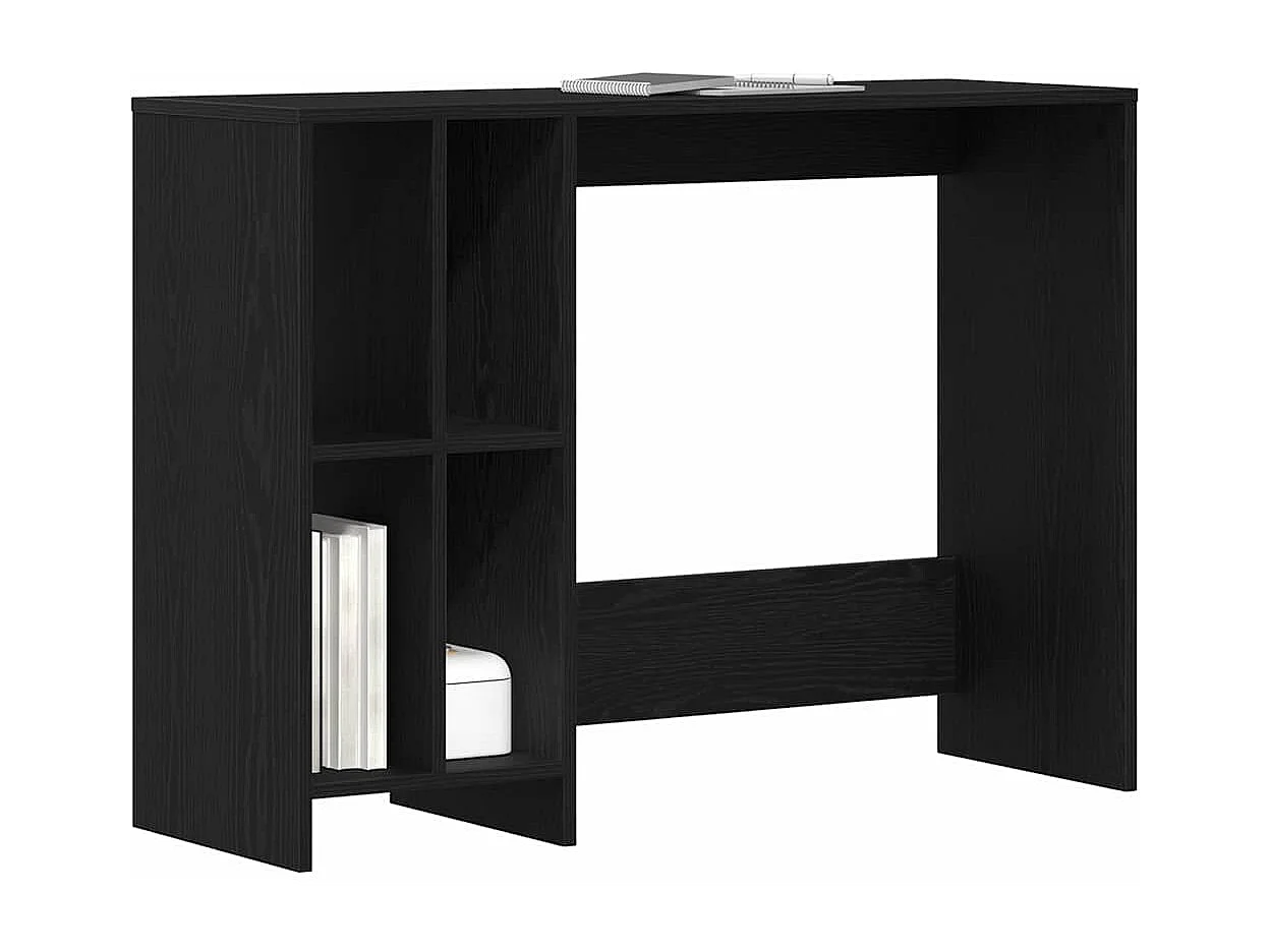 Bureau Chêne noir 102,5 x 35 x 75 cm Bois d'ingénierie
