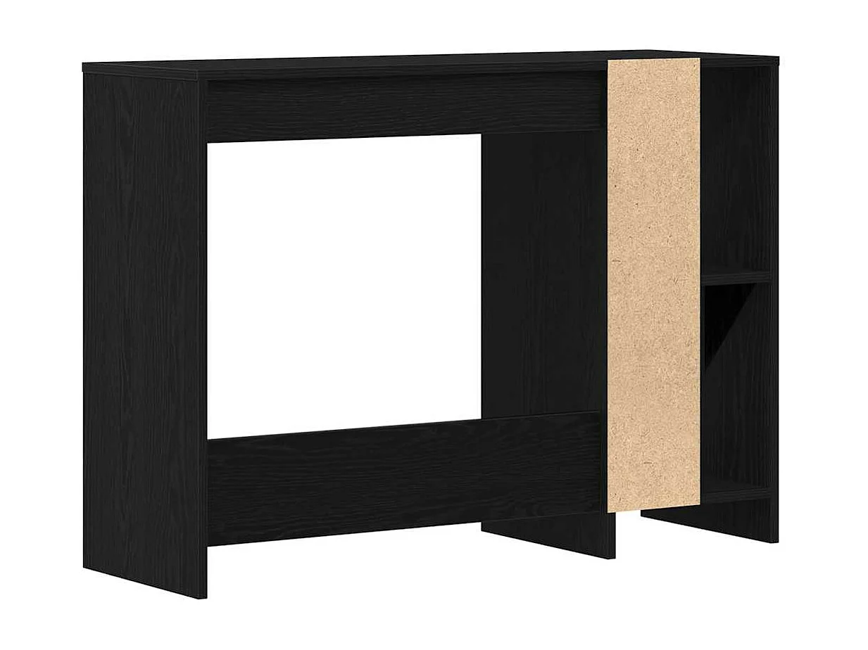 Bureau Chêne noir 102,5 x 35 x 75 cm Bois d'ingénierie