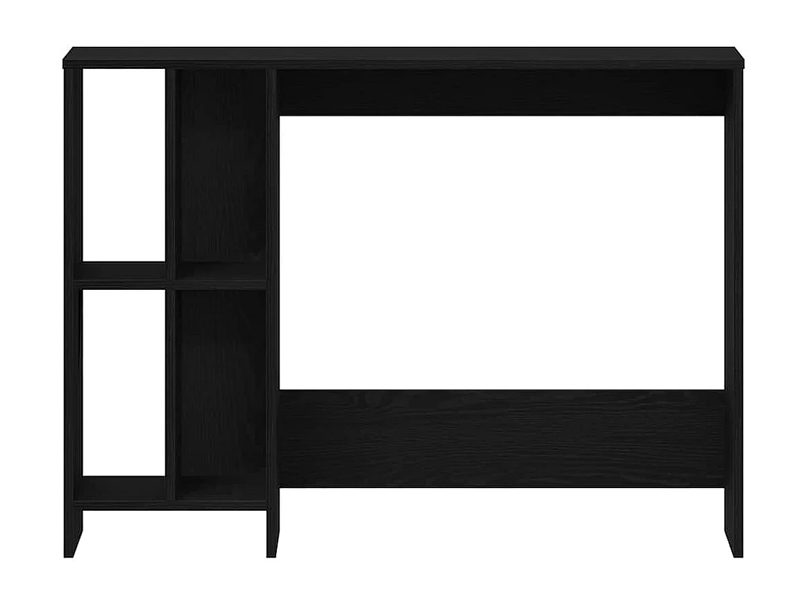 Bureau Chêne noir 102,5 x 35 x 75 cm Bois d'ingénierie