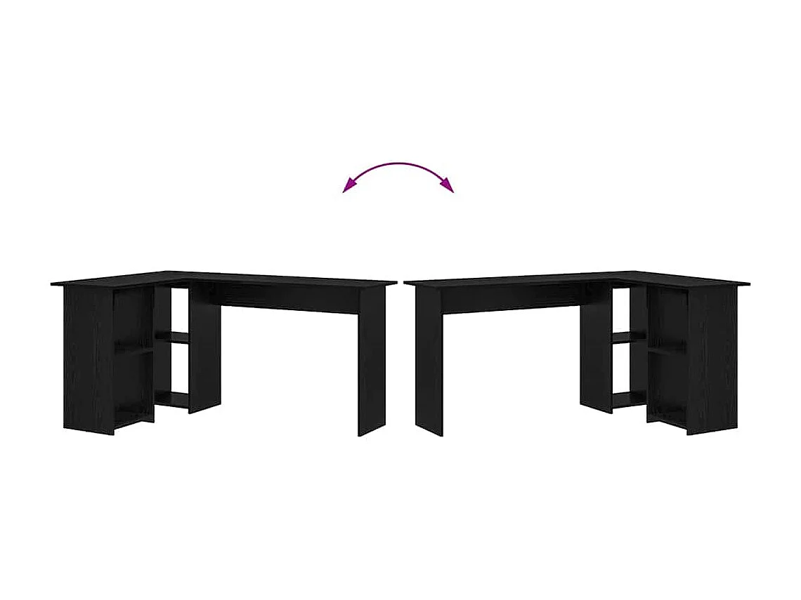 Mesa Carvalho preto 142 x 102 x 73 cm Madeira processada