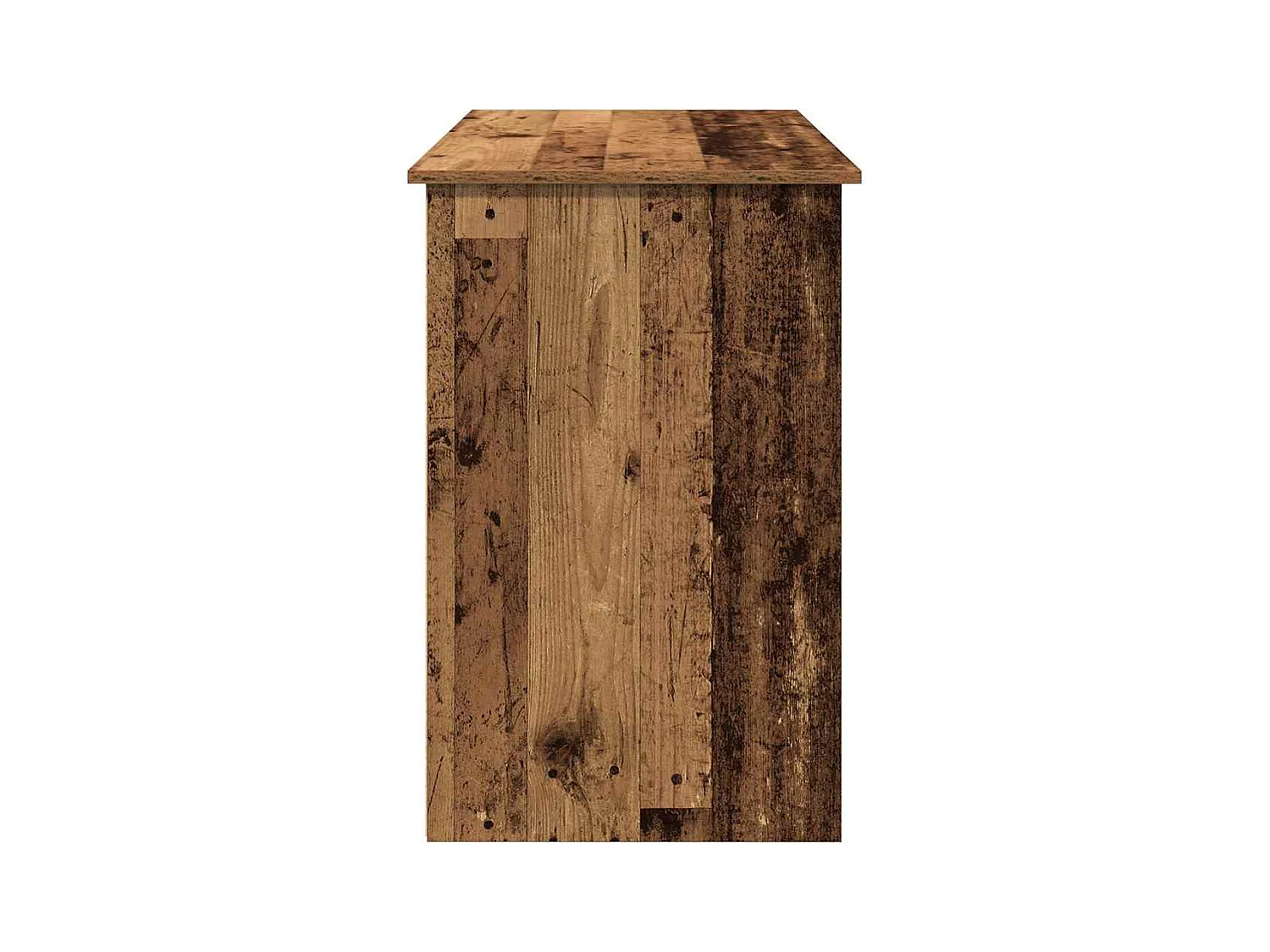 Bureau vieux bois 102x50x75 cm bois d'ingénierie