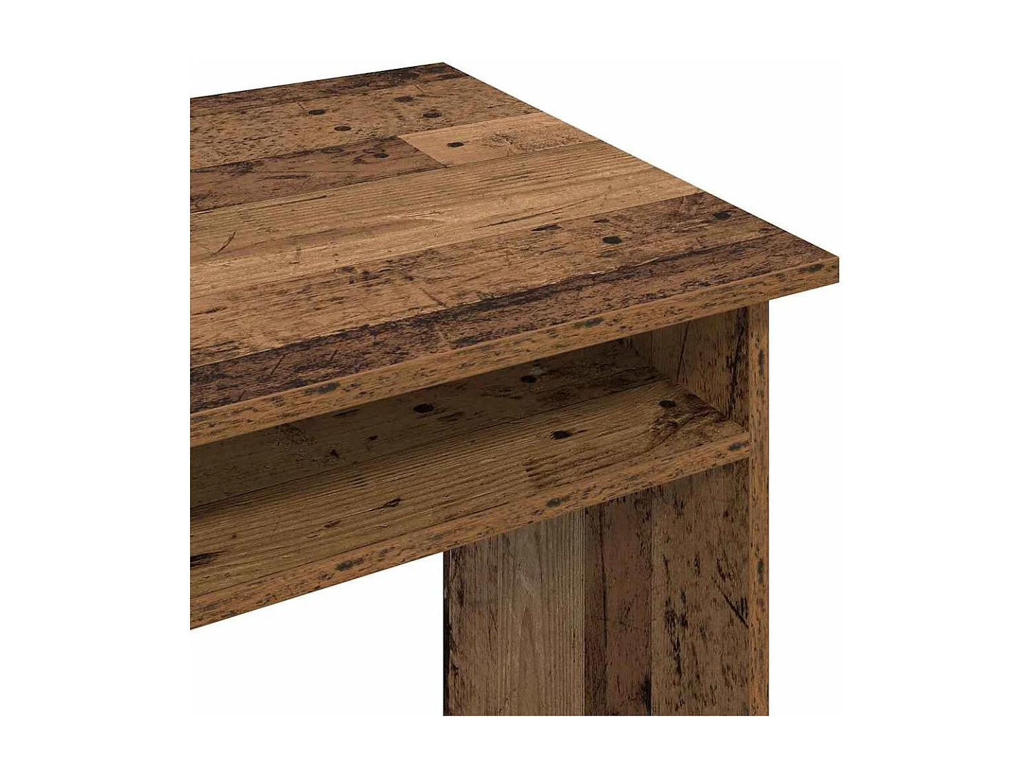 Bureau vieux bois 90x50x74 cm bois d'ingénierie