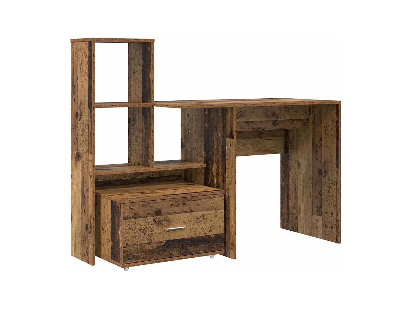 Bureau Bois ancien 131,5 x 50 x 106,5 cm Bois d'ingénierie