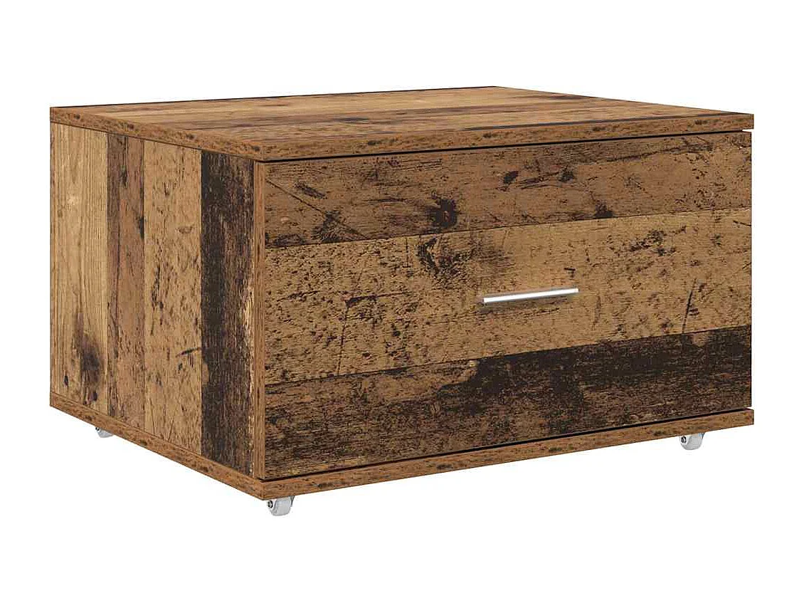 Bureau met lade Oud hout 131,5 x 50 x 106,5 cm Bewerkt hout