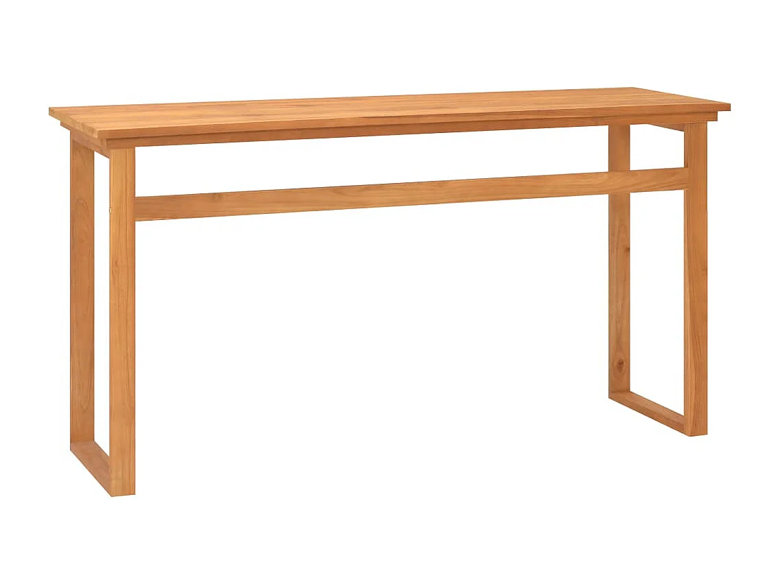 Bureau 120x45x75 cm Bois de teck solide