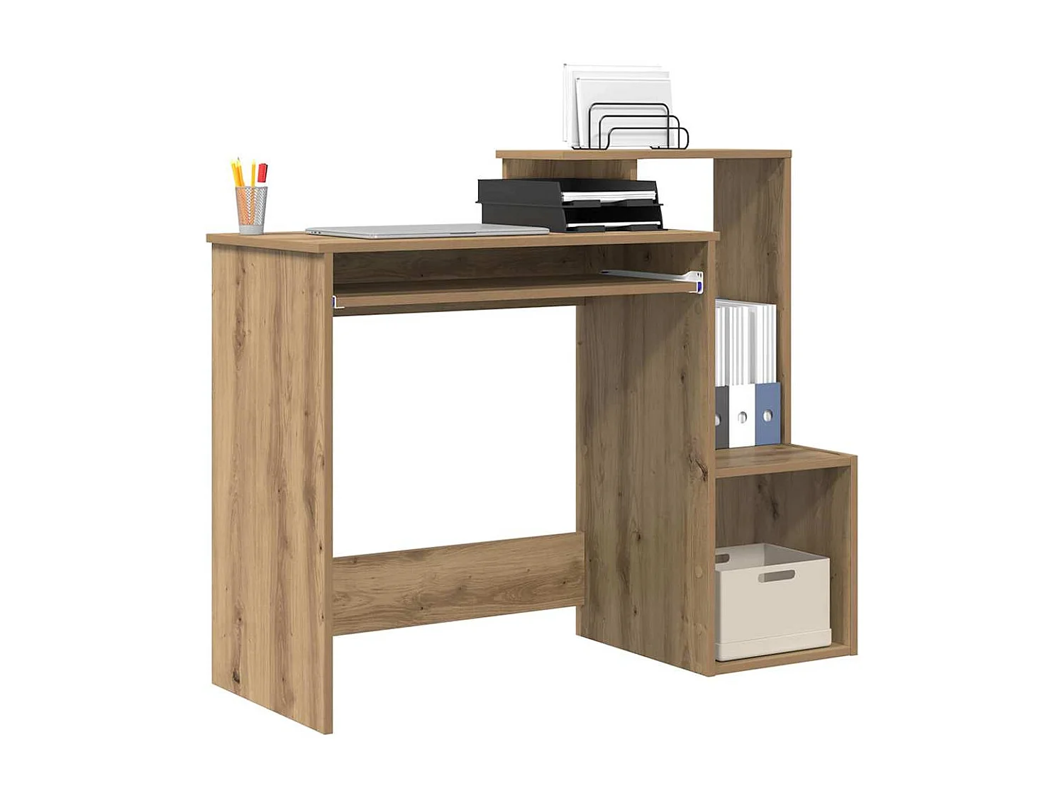 Bureau Chêne artisanal 106 x 40 x 88.5 cm Bois d'ingénierie