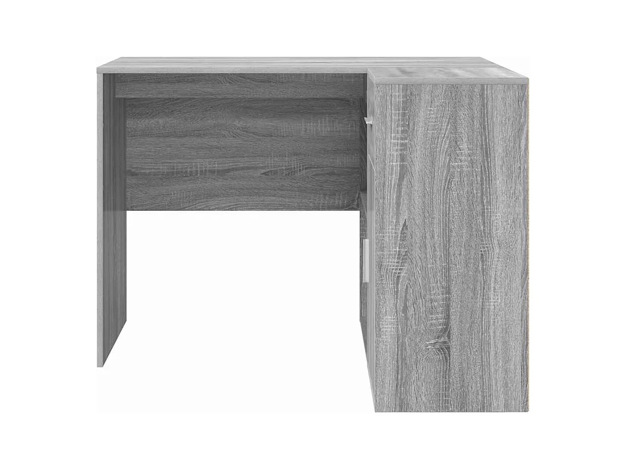 Bureau d'angle Sonoma gris 102 x 50 x 75 cm Bois d'ingénierie