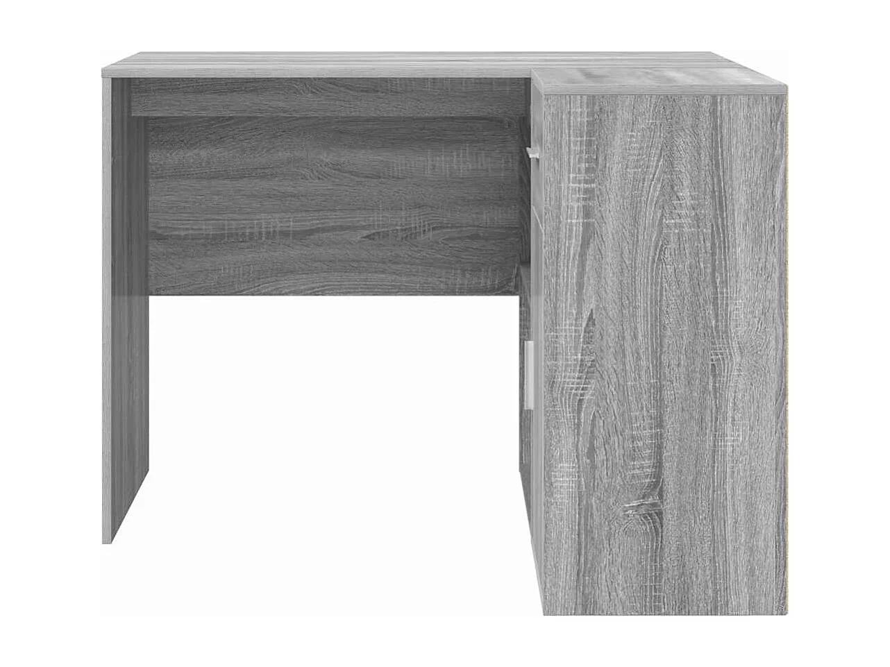 Bureau d'angle Sonoma gris 102 x 50 x 75 cm Bois d'ingénierie