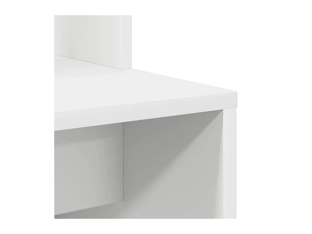 Bureau Blanc 78.5 x 37 x 154.5 cm Bois d'ingénierie