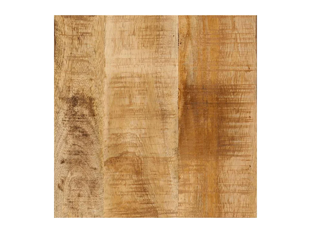 Secretária 165x110x77 cm madeira maciça manga e ferro