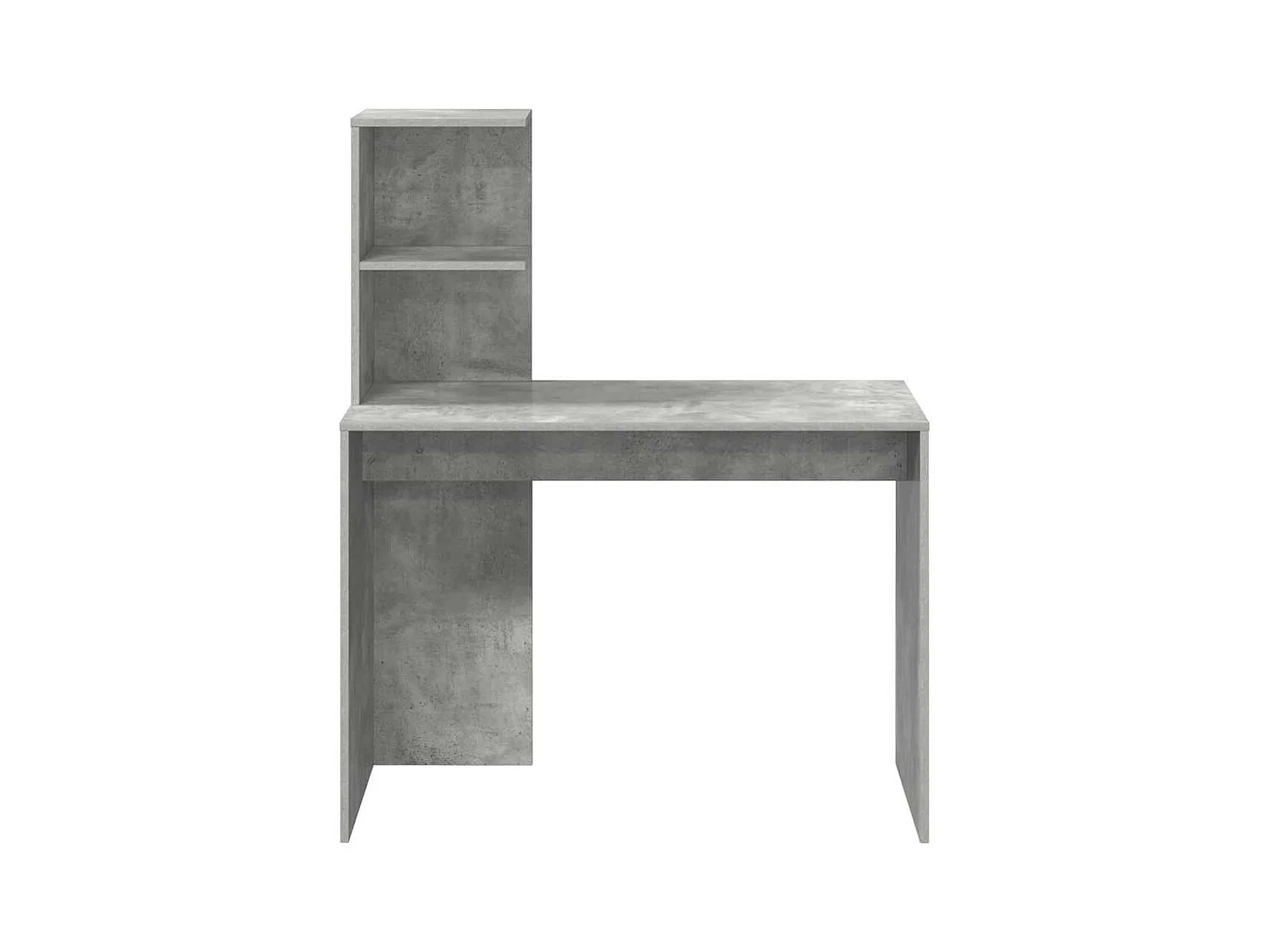 Bureau Gris béton 102 x 50 x 124 cm Bois d'ingénierie