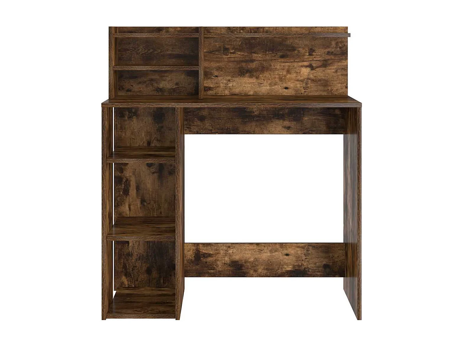 Bureau avec rangement Chêne fumé 90 x 48 x 101,5 cm