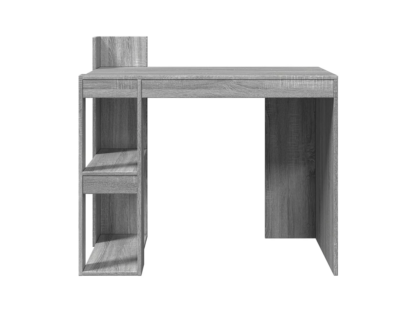 Bureau sonoma gris 103,5x56,5x94 cm bois d'ingénierie