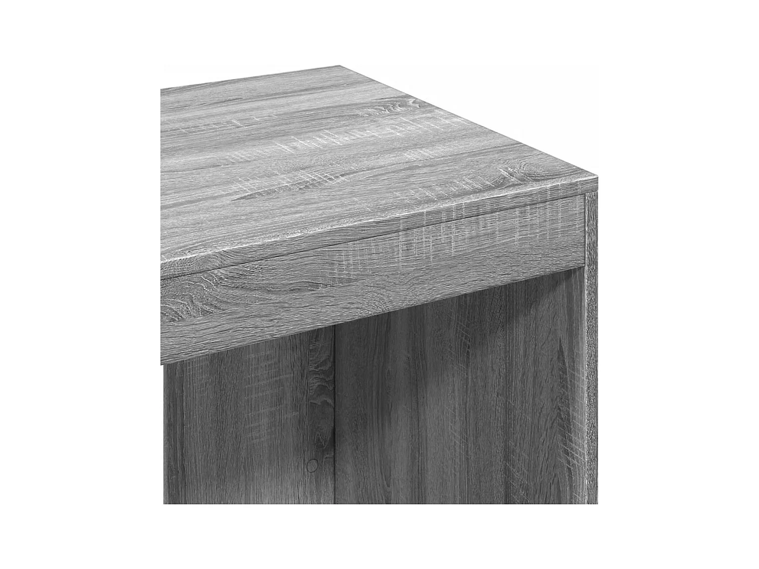 Bureau sonoma gris 103,5x56,5x94 cm bois d'ingénierie