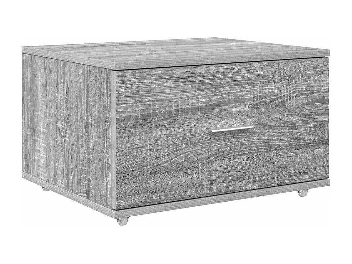 Bureau Sonoma gris 131,5 x 50 x 106,5 cm Bois d'ingénierie