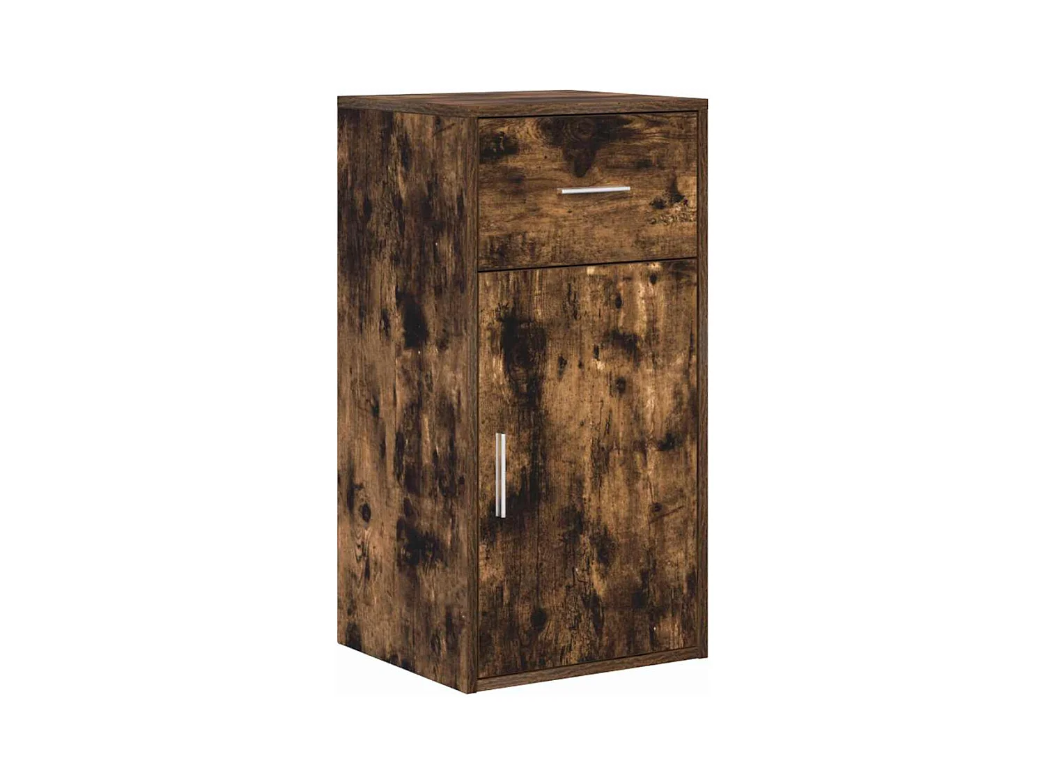 Bureau d'angle Chêne fumé 102 x 50 x 75 cm Bois d'ingénierie