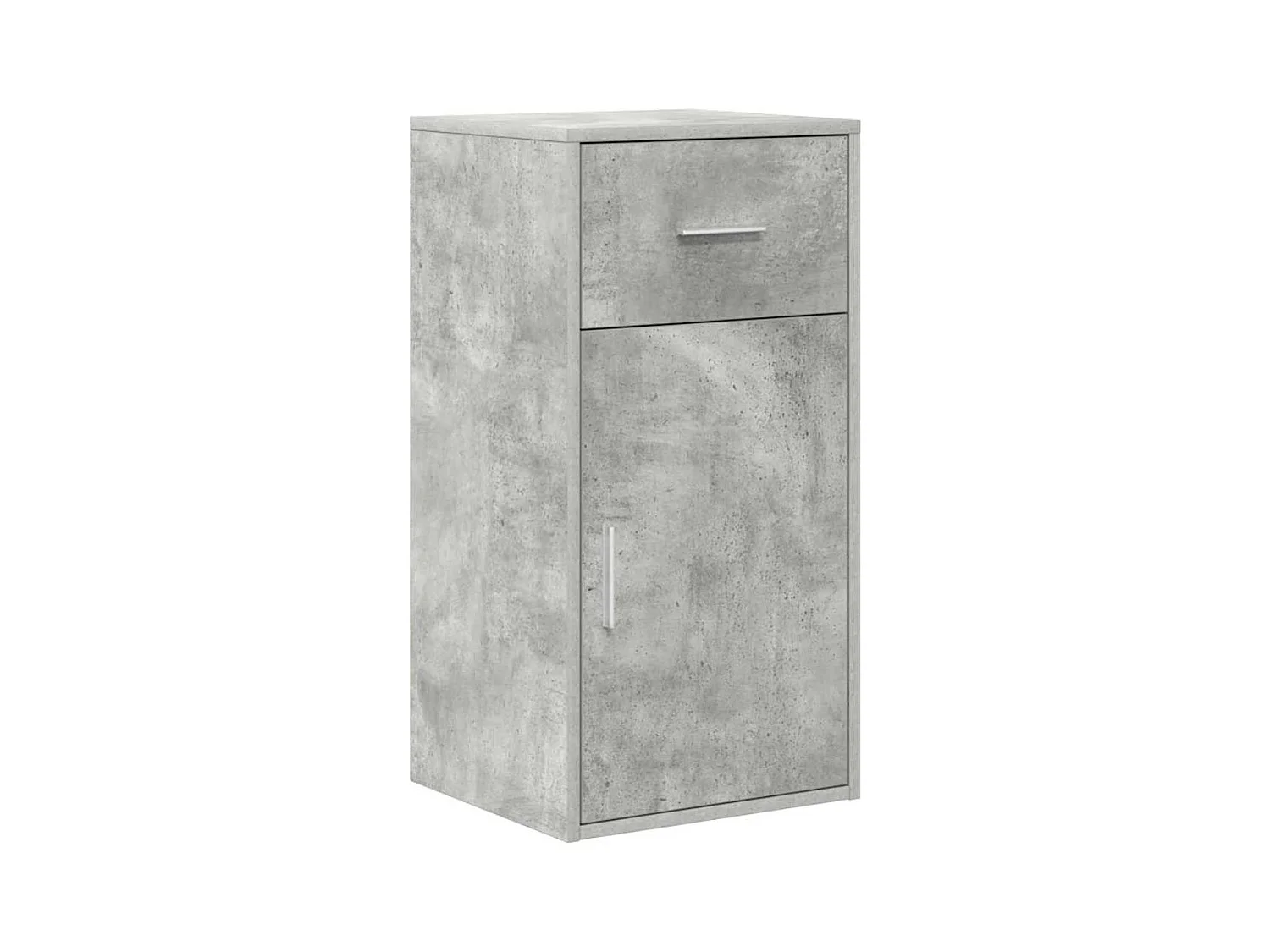 Bureau d'angle Gris béton 102 x 50 x 75 cm Bois d'ingénierie