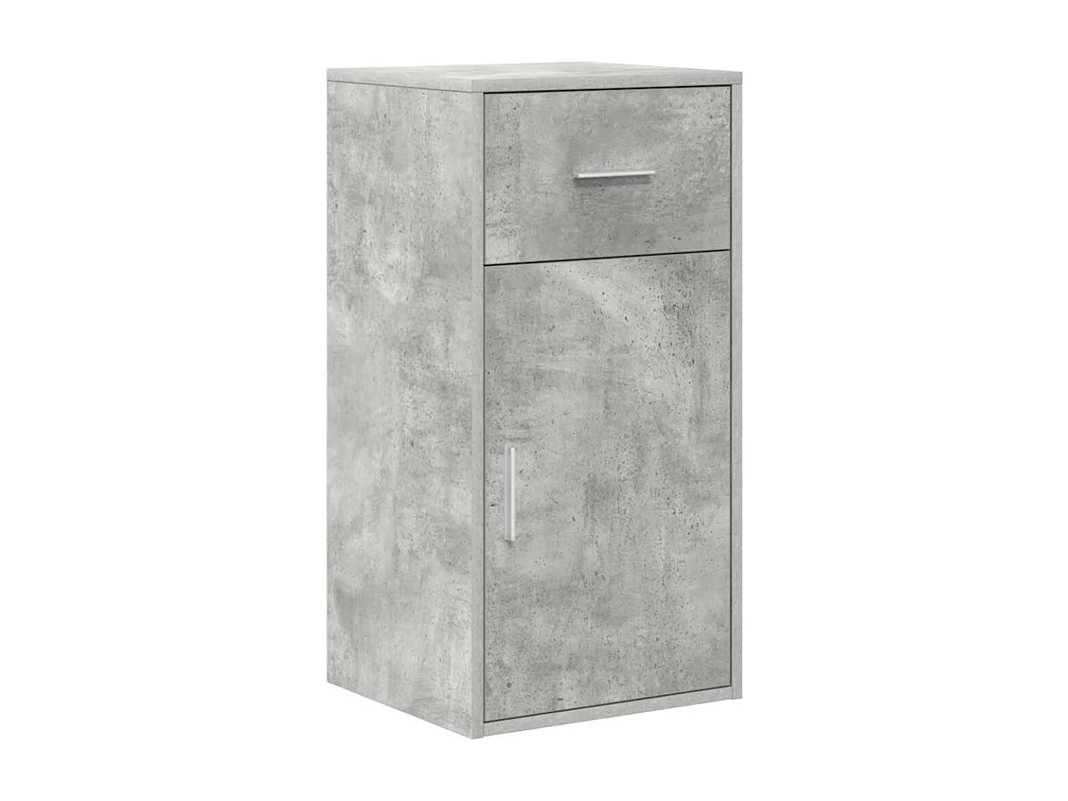 Bureau d'angle Gris béton 102 x 50 x 75 cm Bois d'ingénierie