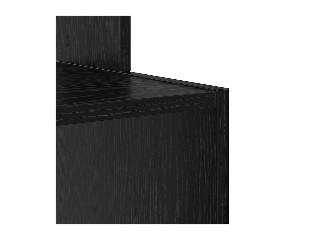 Bureau Chêne noir 106 x 40 x 88.5 cm Bois d'ingénierie