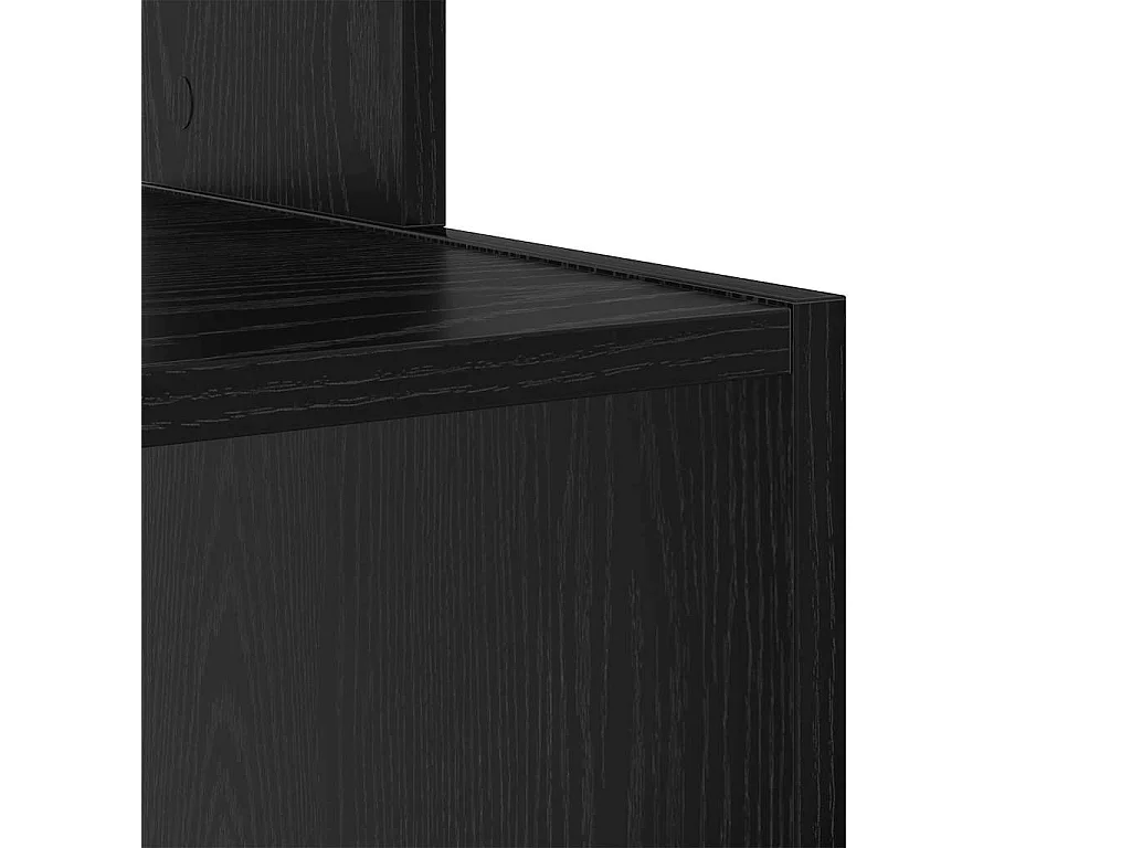 Bureau Chêne noir 106 x 40 x 88.5 cm Bois d'ingénierie