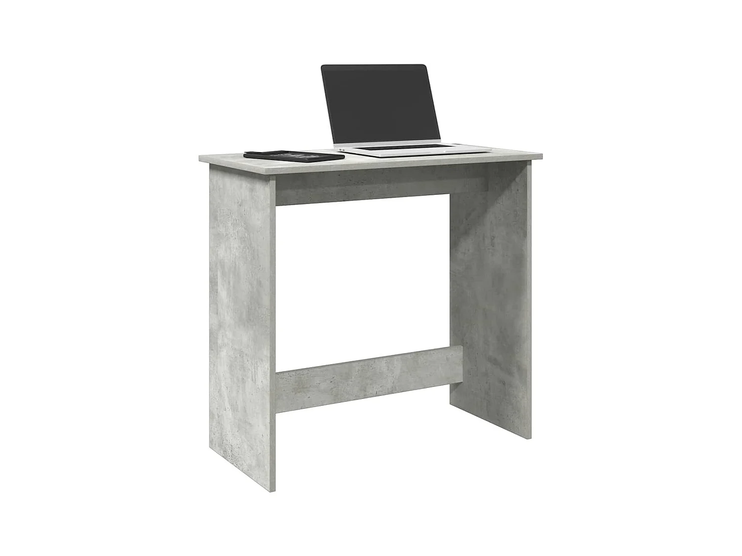 Bureau Gris béton 80x40x75 cm Aggloméré