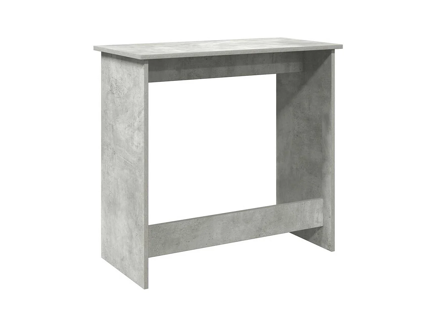 Bureau Gris béton 80x40x75 cm Aggloméré