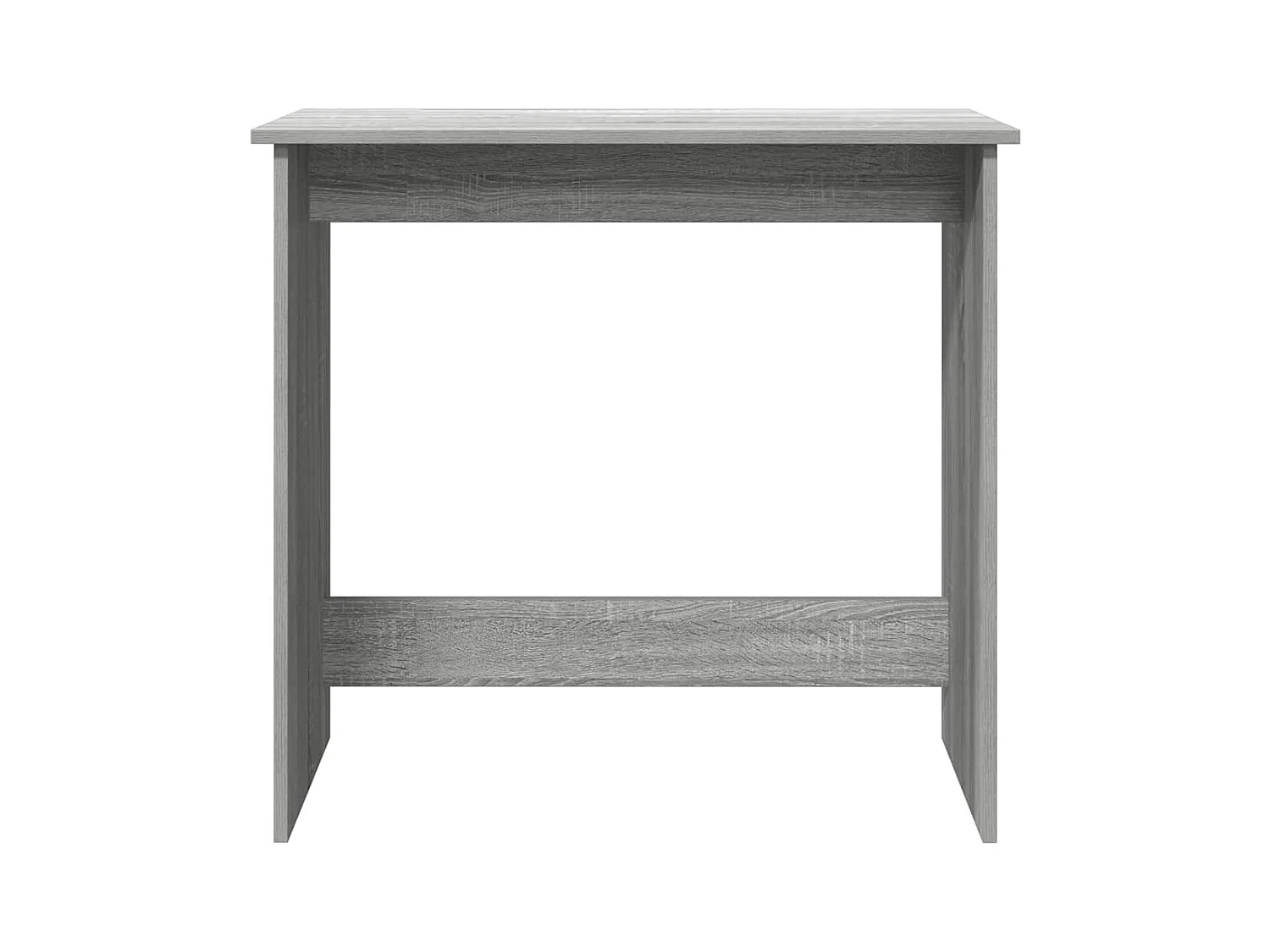 Bureau sonoma gris 80x40x75 cm bois d'ingénierie