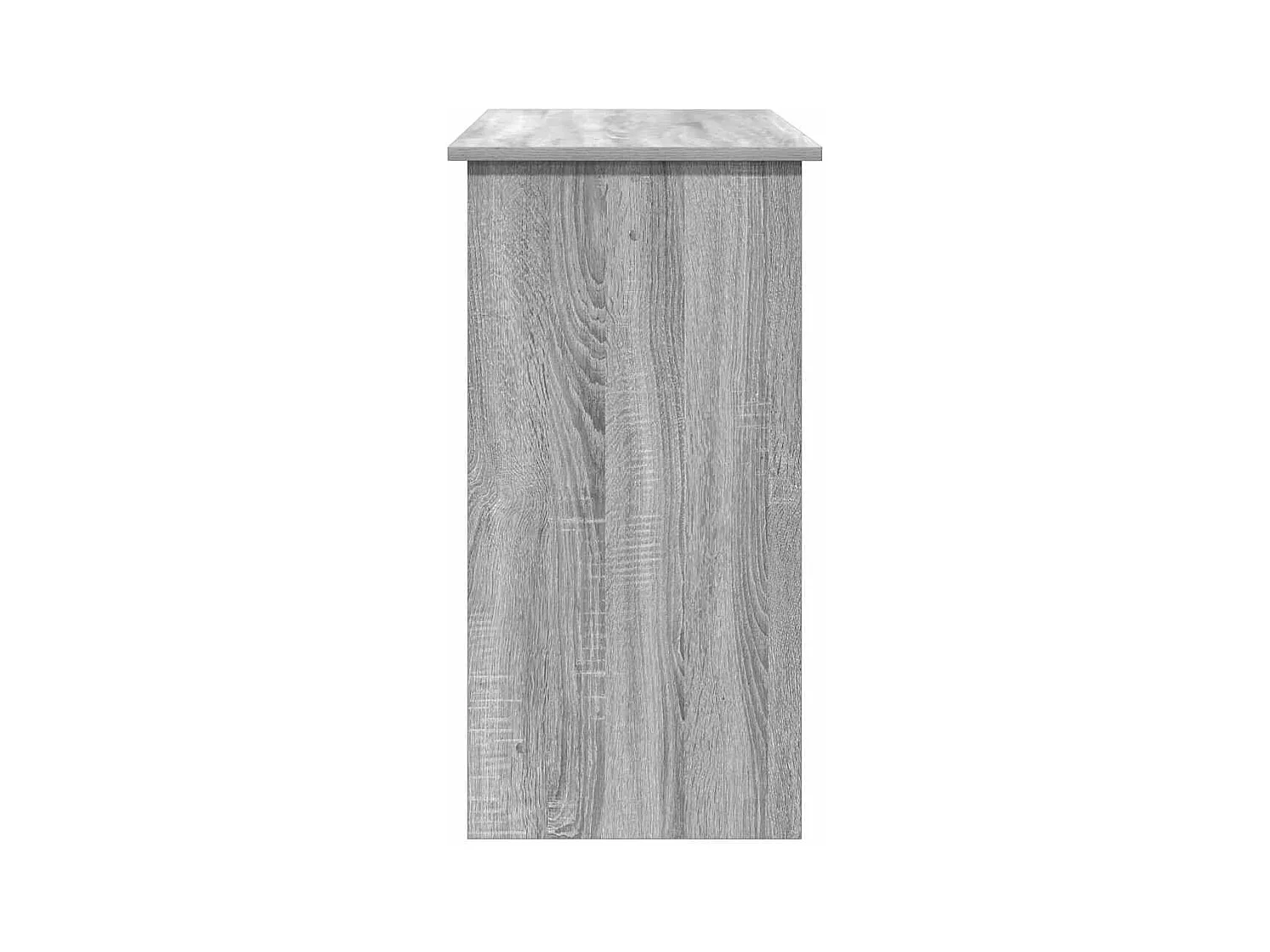 Bureau sonoma gris 80x40x75 cm bois d'ingénierie
