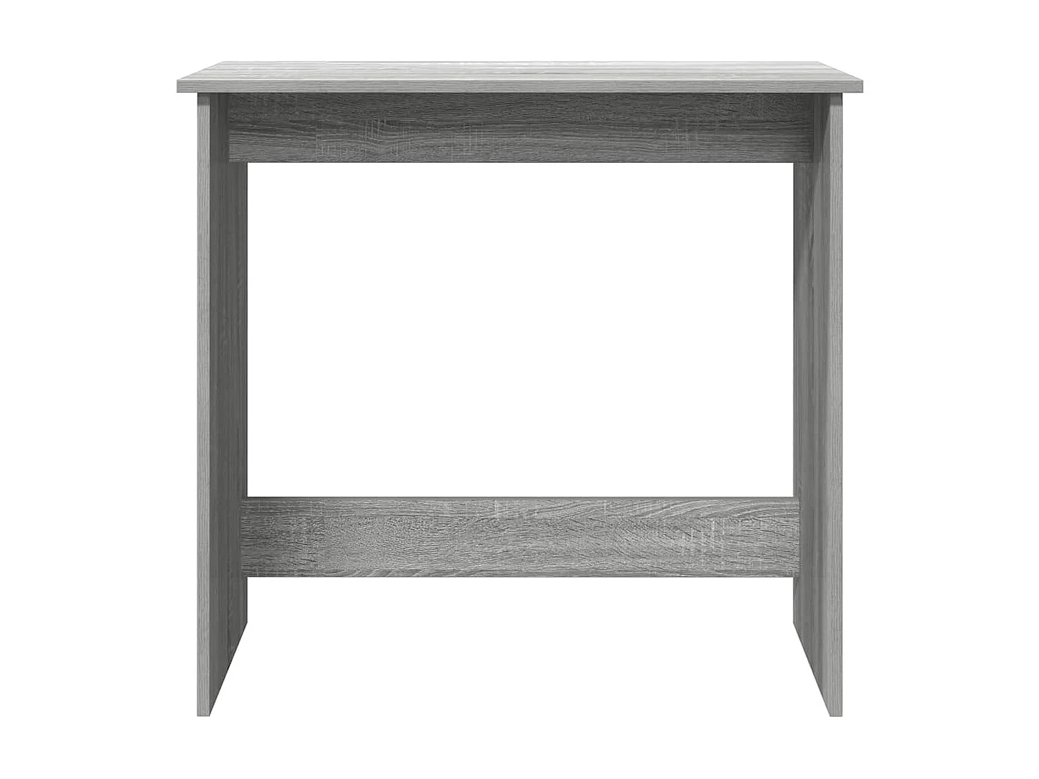 Bureau sonoma gris 80x40x75 cm bois d'ingénierie