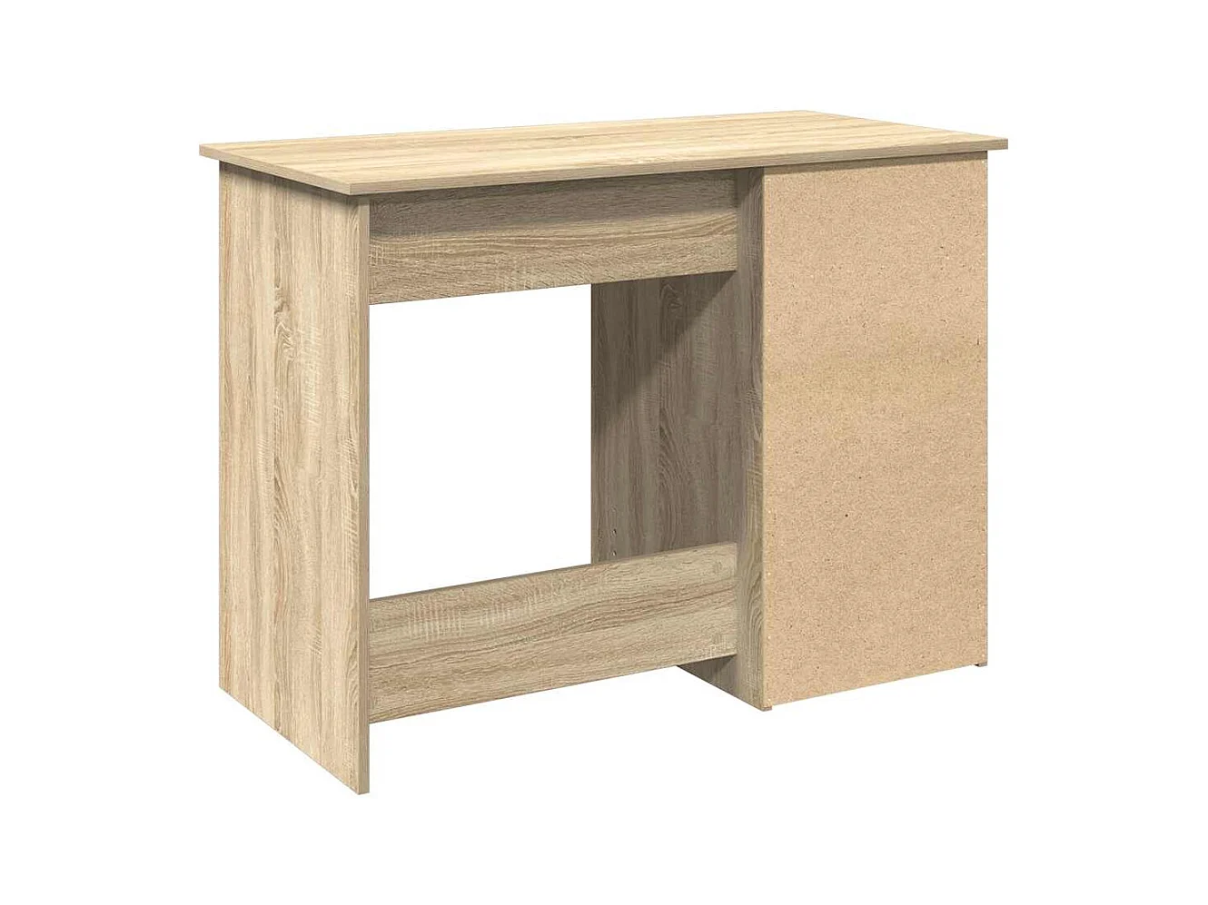 Bureau chêne sonoma 102x50x75 cm bois d'ingénierie
