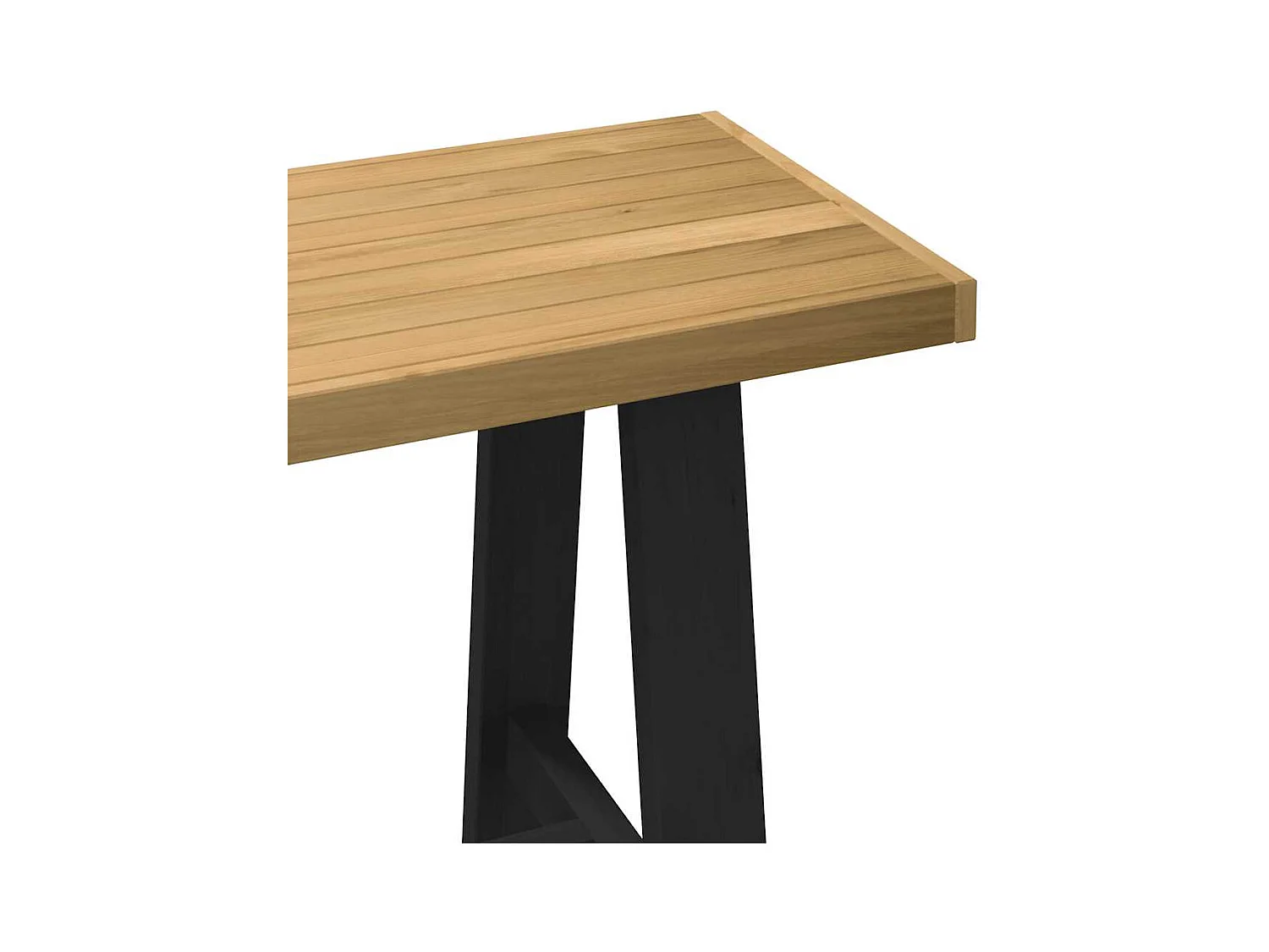 Bureau NOAIN pieds en forme de A 120x50x75 cm bois massif pin