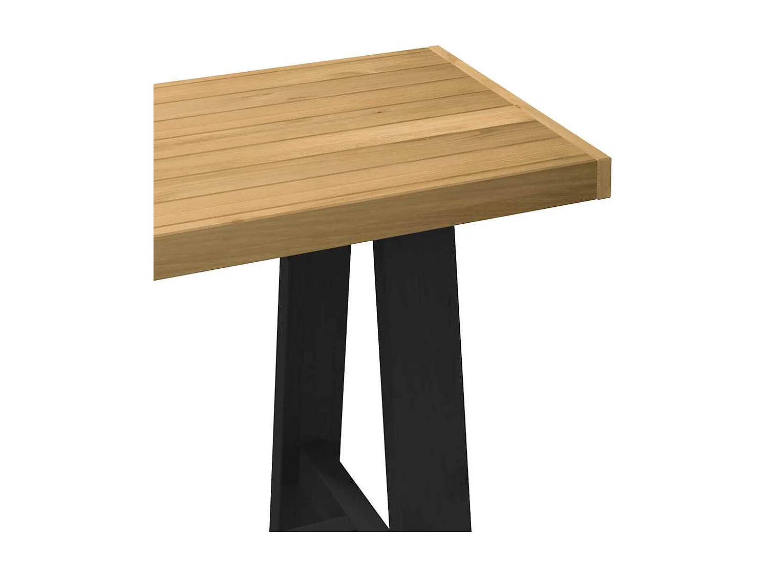 Bureau NOAIN pieds en forme de A 120x50x75 cm bois massif pin