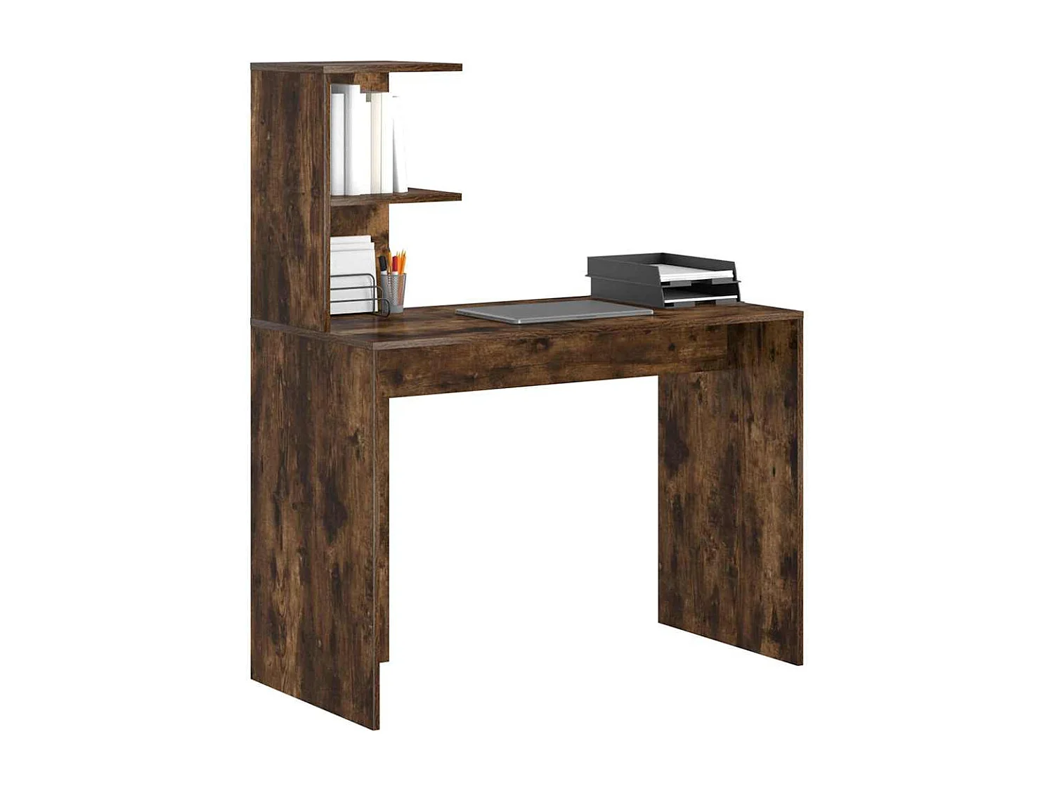 Bureau Chêne fumé 102 x 50 x 124 cm Bois d'ingénierie