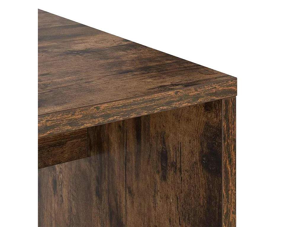 Bureau Chêne fumé 102 x 50 x 124 cm Bois d'ingénierie