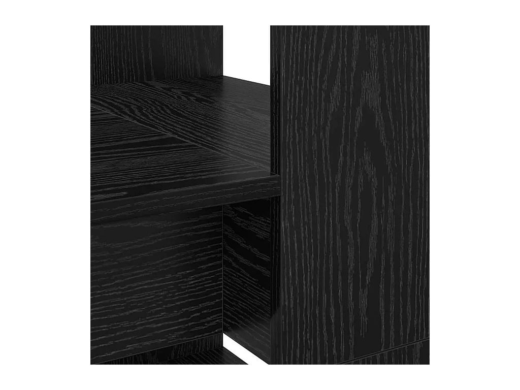 Bureau Chêne noir 113 x 54 x 120 cm Bois d'ingénierie