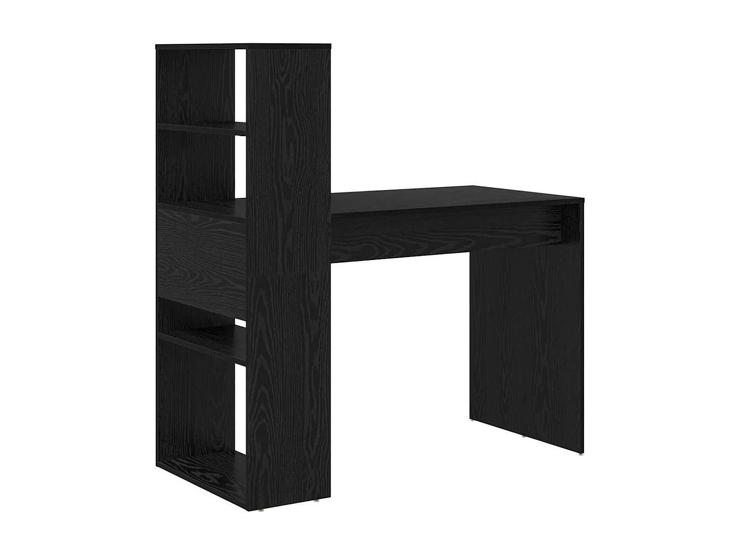 Bureau Chêne noir 113 x 54 x 120 cm Bois d'ingénierie