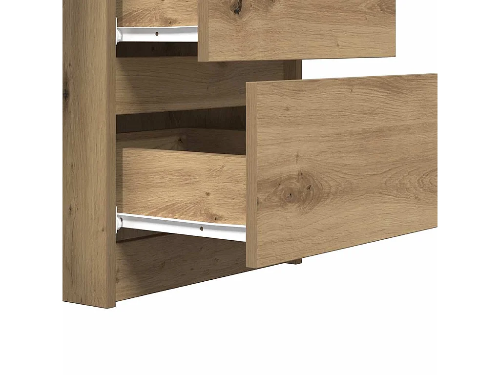 Bureau chêne artisanal 140x50x77 cm bois d'ingénierie