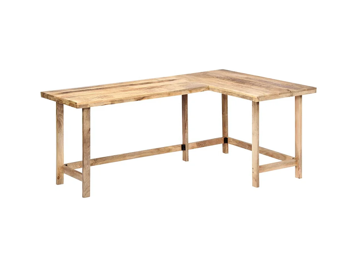 Bureau 180x120x76 cm Bois de manguier massif