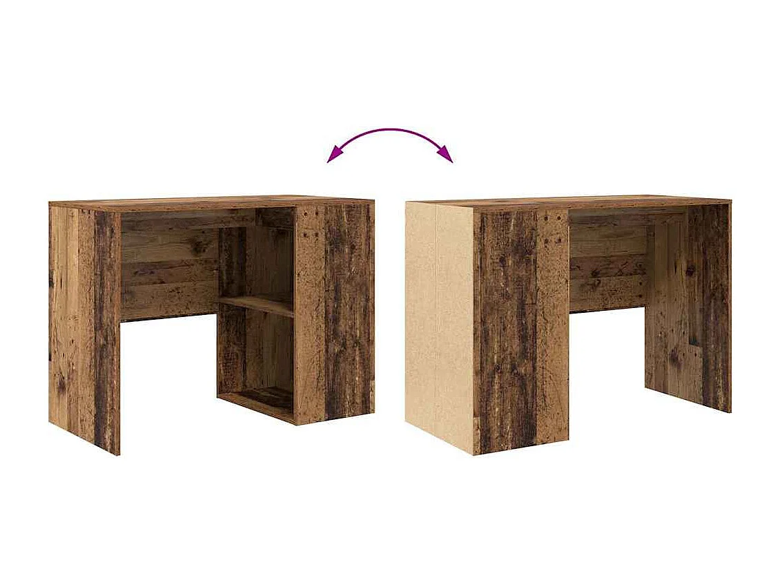 Bureau Bois ancien 102 x 50 x 75 cm Bois d'ingénierie