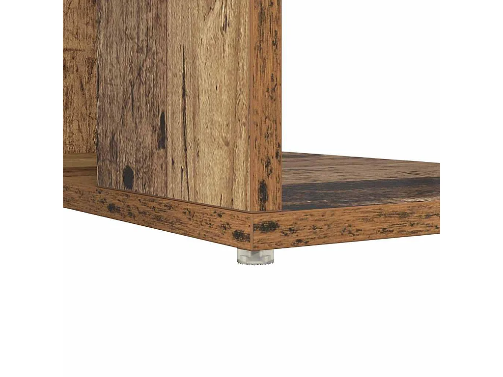 Bureau avec Rangement Bois ancien 130 x 50,5 x 75 cm