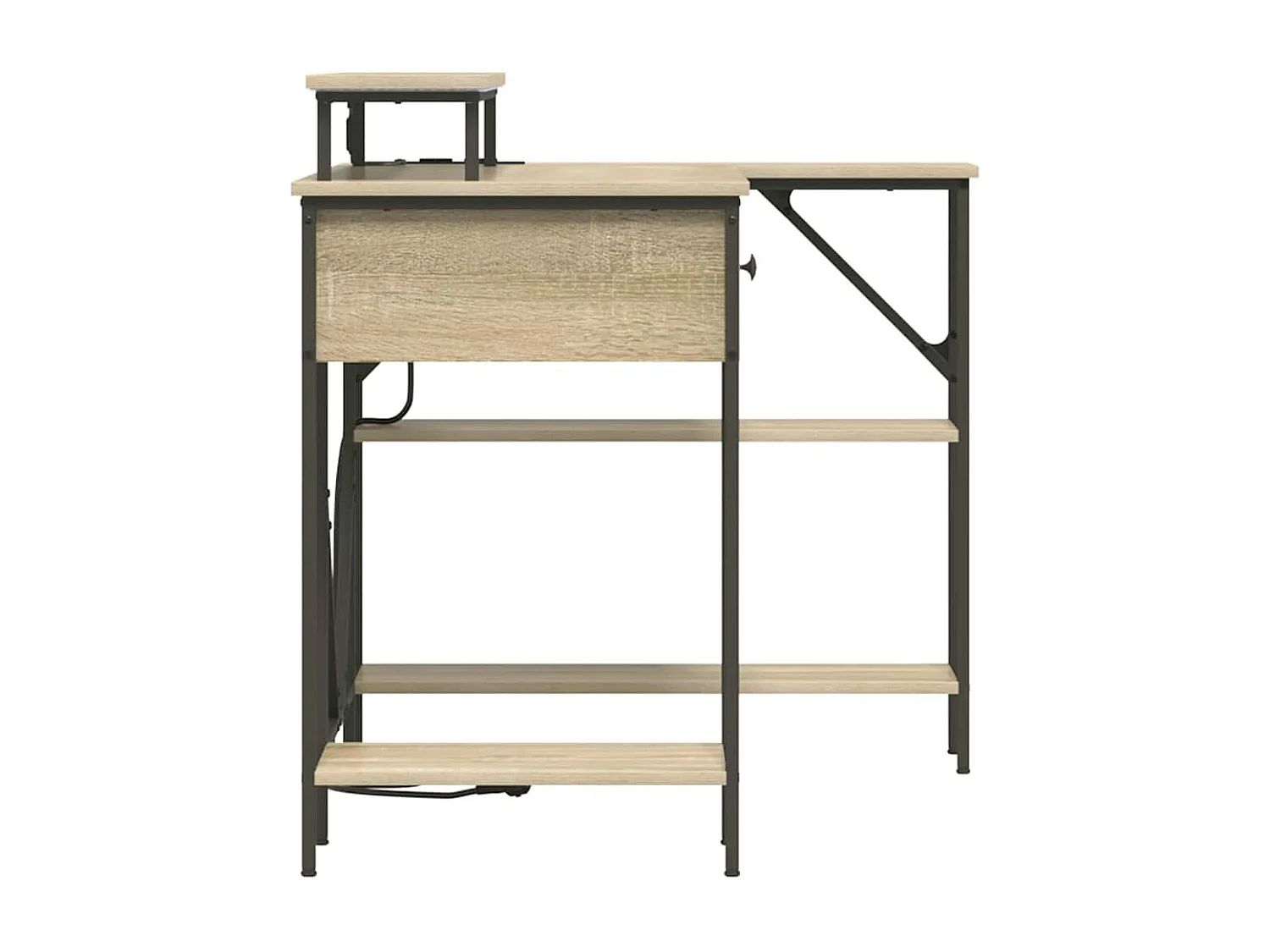 Bureau Chêne sonoma 120 x 79 x 86.5 cm Bois d'ingénierie