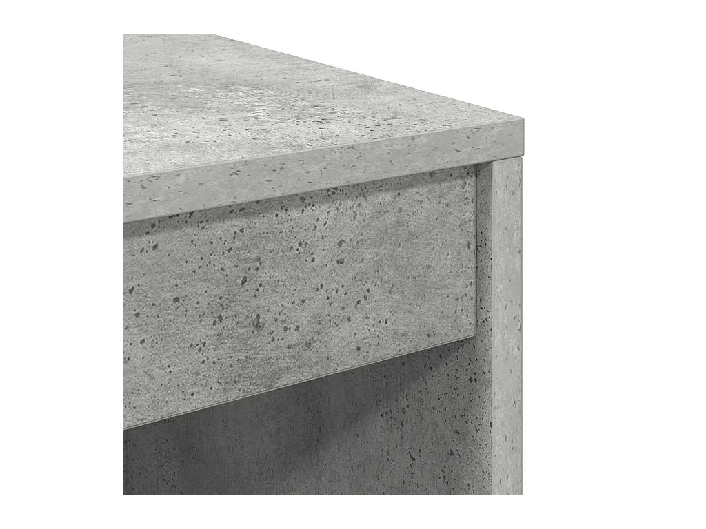 Bureau Gris béton 80 x 40 x 76 cm Bois d'ingénierie