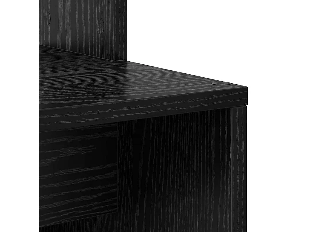 Bureau Chêne noir 78.5 x 37 x 154.5 cm Bois d'ingénierie