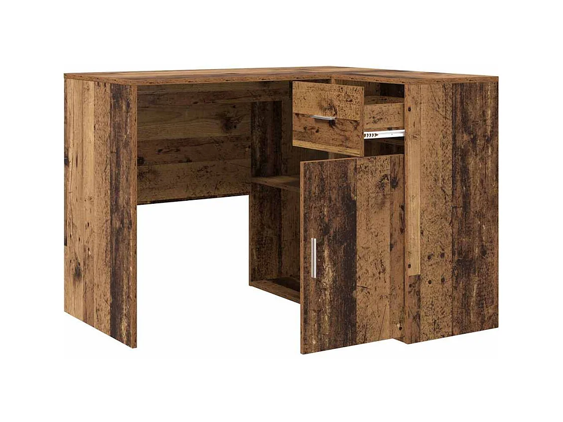 Bureau d'angle Bois ancien 102 x 50 x 75 cm Bois d'ingénierie