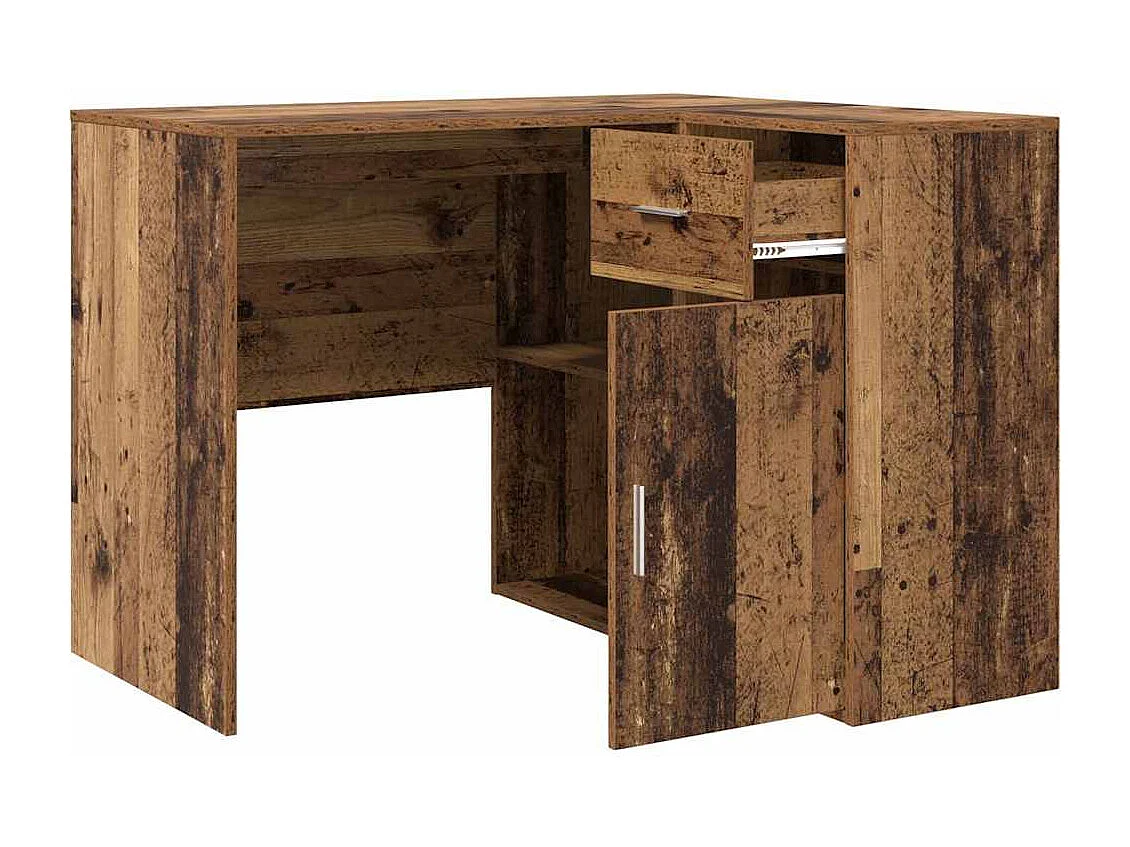 Bureau d'angle Bois ancien 102 x 50 x 75 cm Bois d'ingénierie