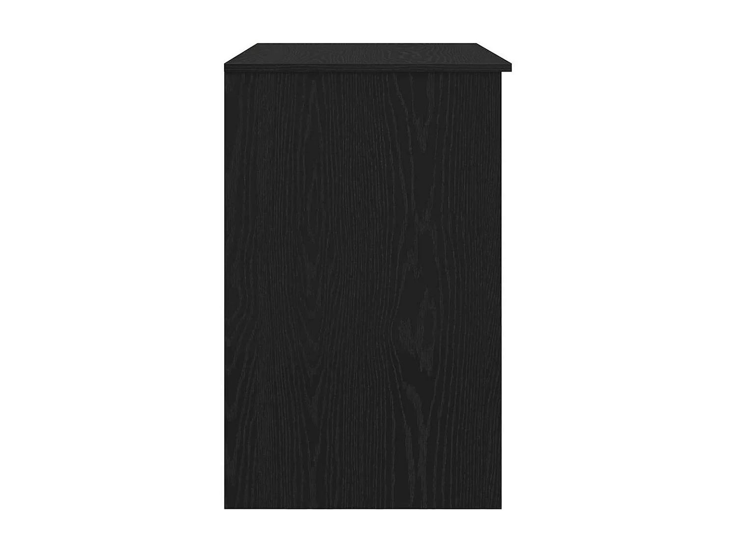 Bureau chêne noir 86x49x76 cm bois d'ingénierie