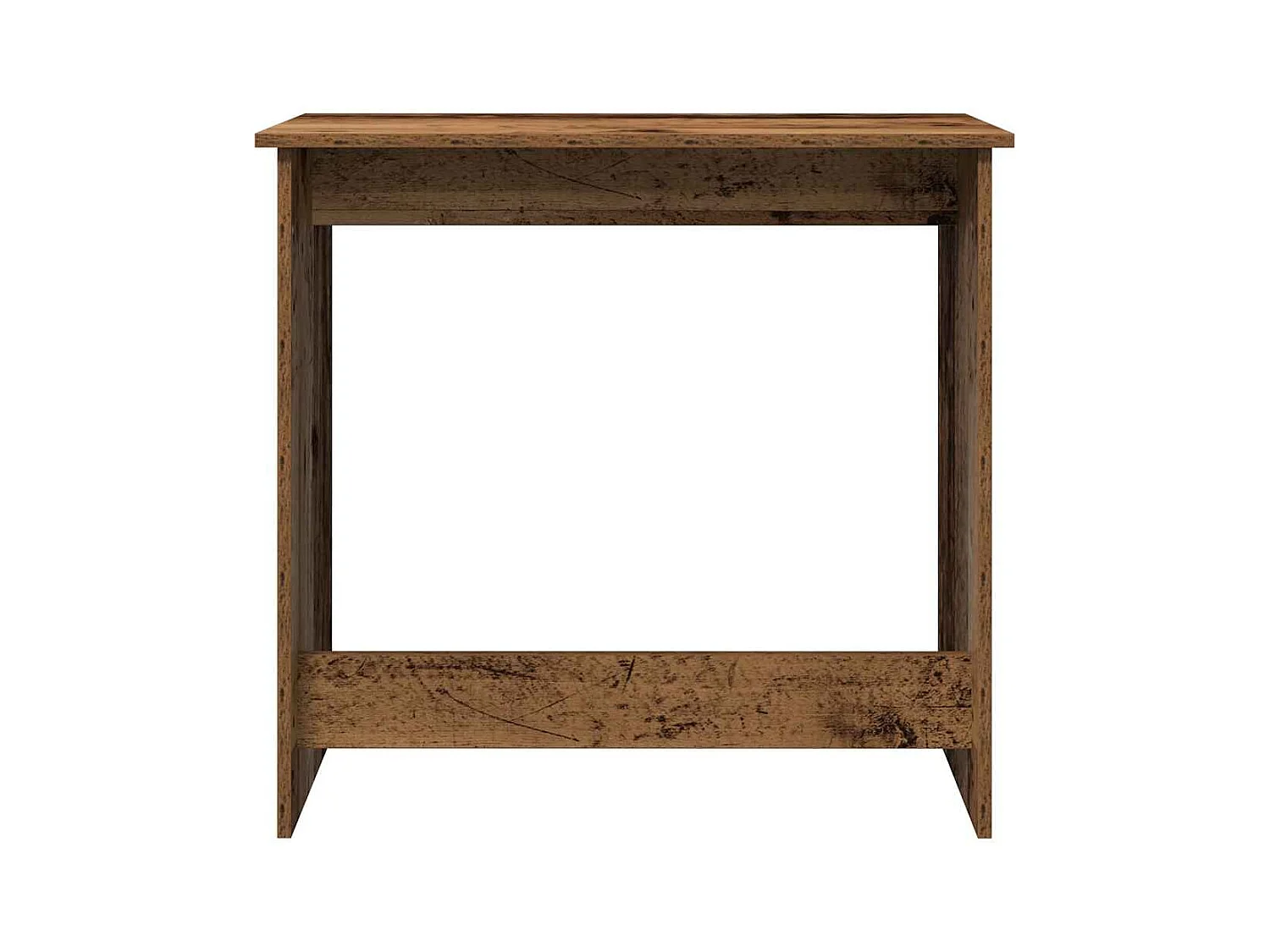 Bureau style vieux bois 80x40x75 cm bois d'ingénierie
